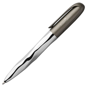 Faber-Castell N'Ice Metallic Grey Ballpoint Pen