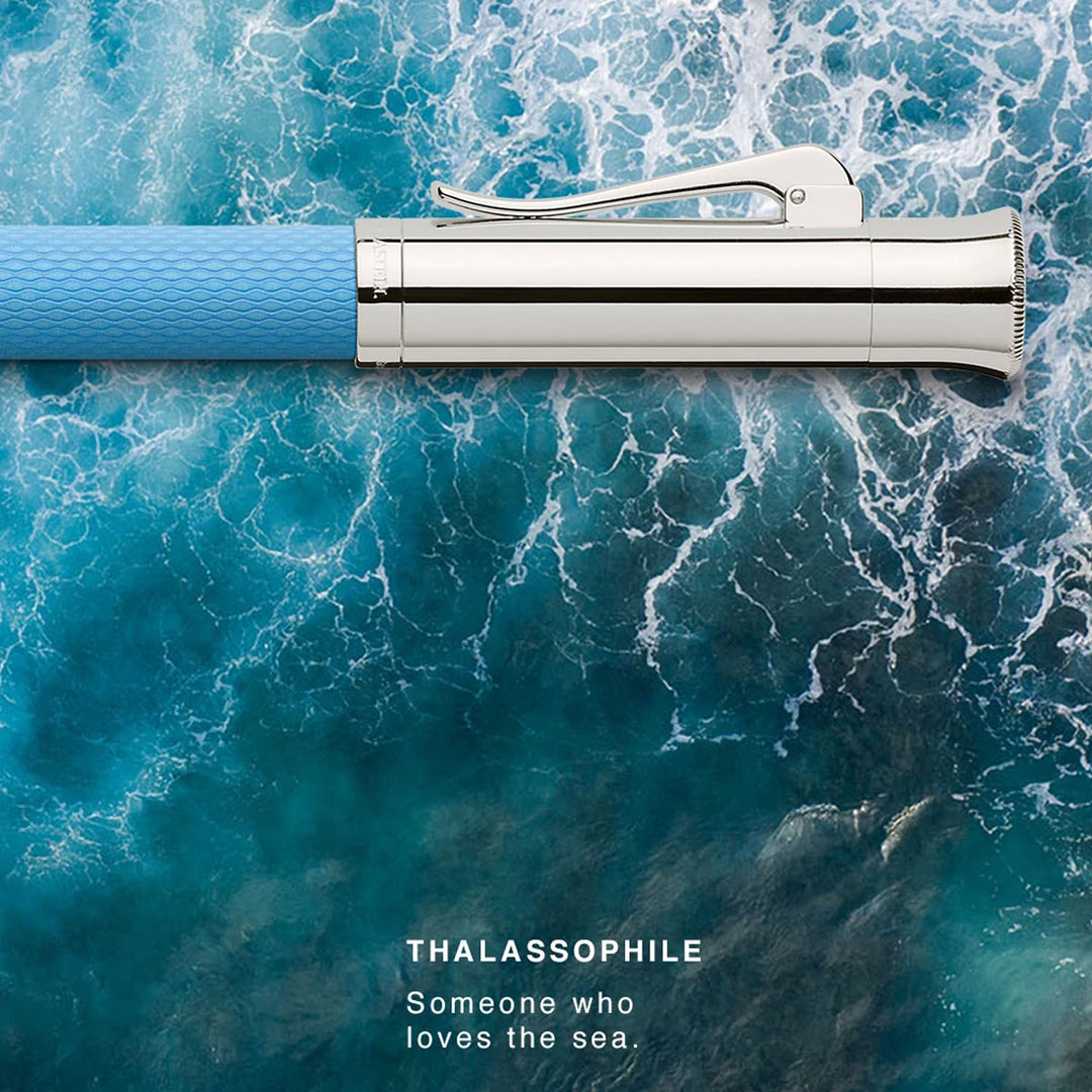 Graf von Faber-Castell Guilloche Gulf Blue Rollerball