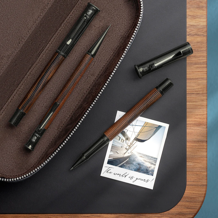 Graf von Faber-Castell Classic Macassar Wood Ballpoint Pen