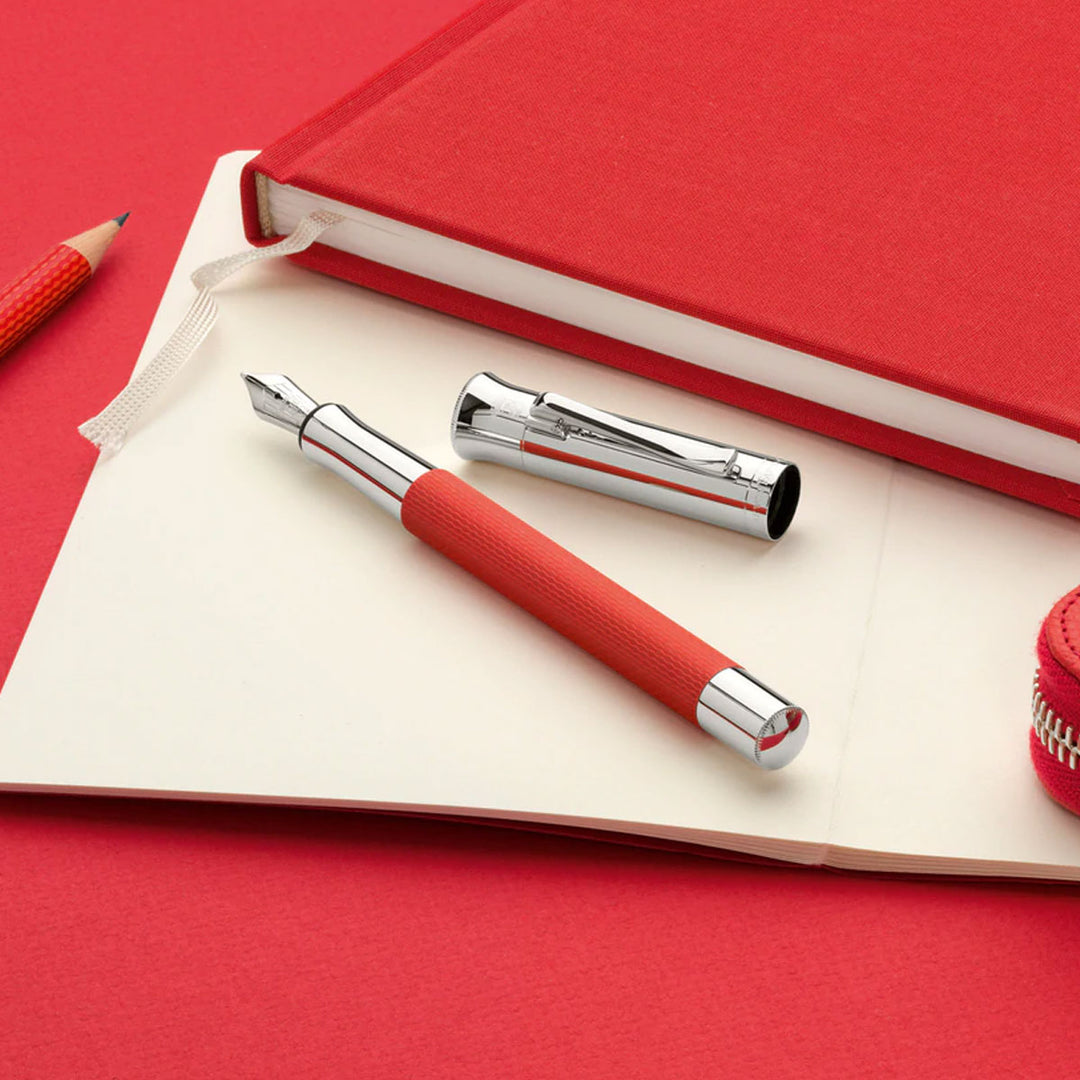 Graf von Faber-Castell Guilloche India Red Rollerball