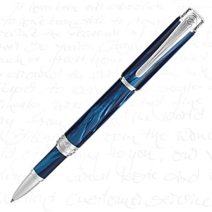 Montegrappa Ernest Hemingway Rollerball Pen LE - Silver Fisherman