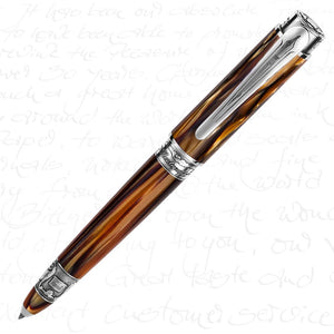 Montegrappa Ernest Hemingway Ballpoint Pen -  Silver Writer