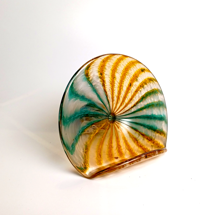 Hudson Glass Handblown Glass Business Card Holder