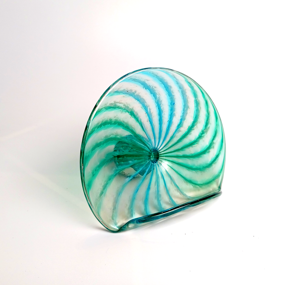 Hudson Glass Handblown Glass Business Card Holder