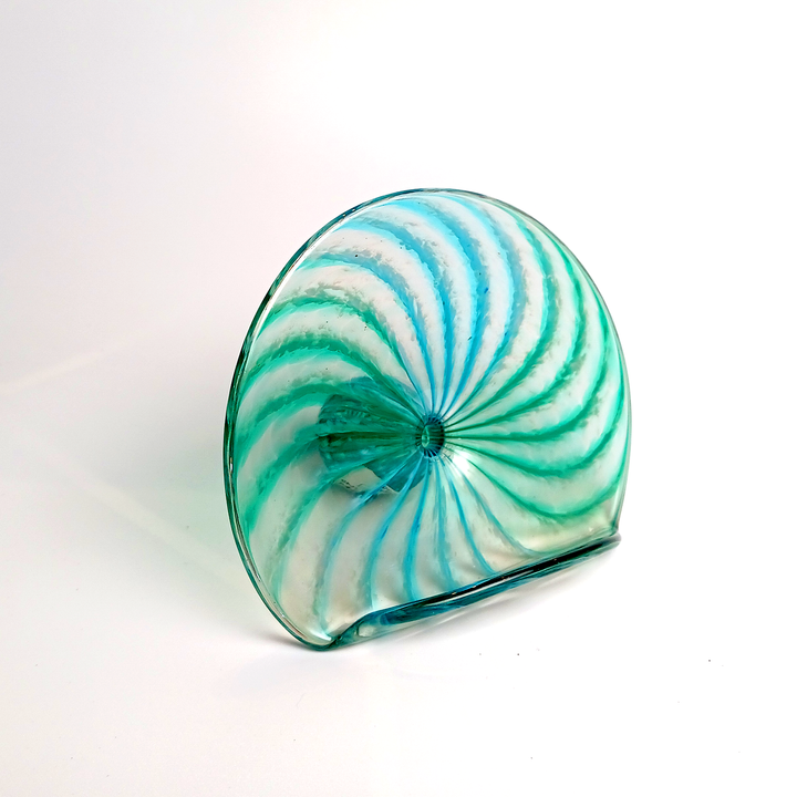 Hudson Glass Handblown Glass Business Card Holder