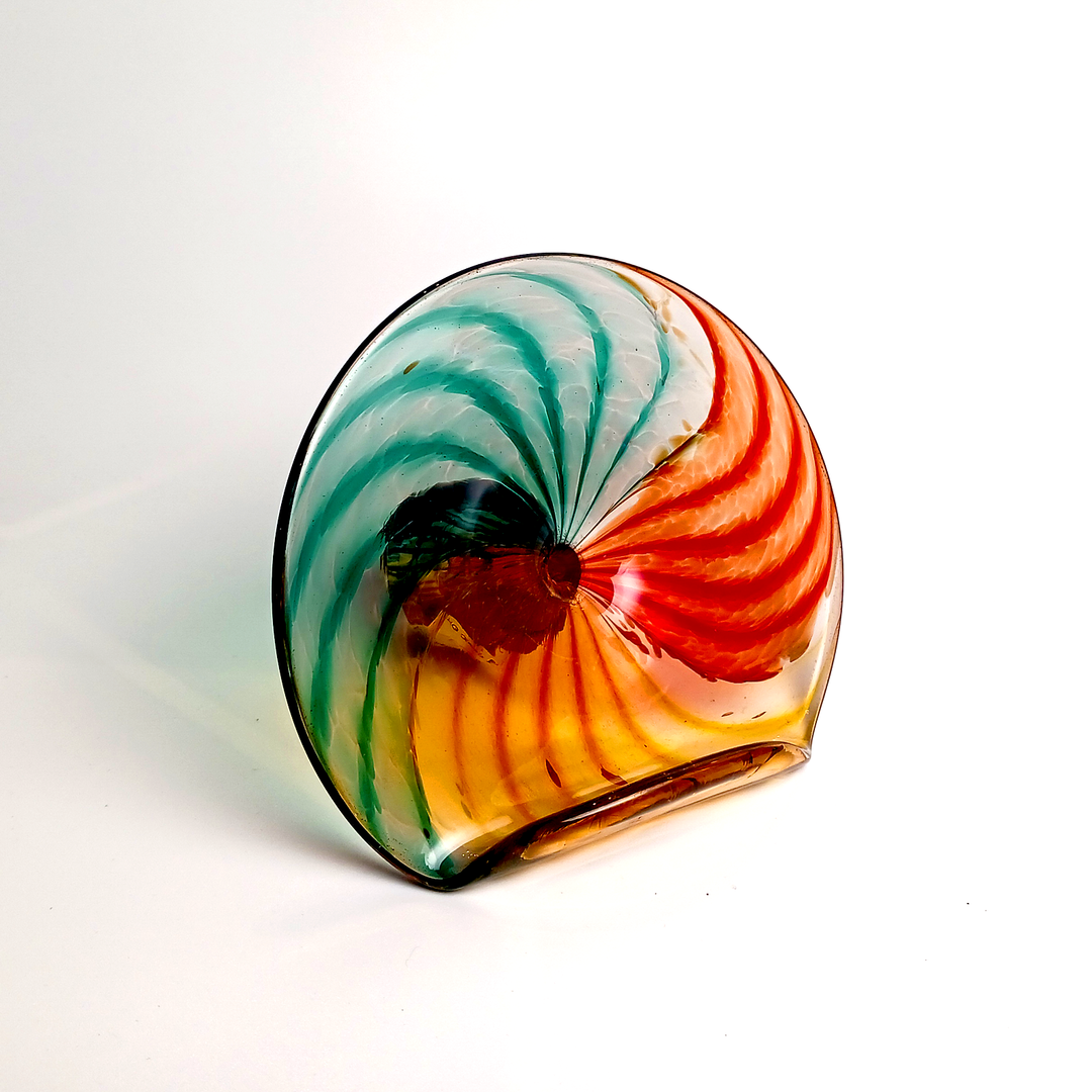 Hudson Glass Handblown Glass Business Card Holder