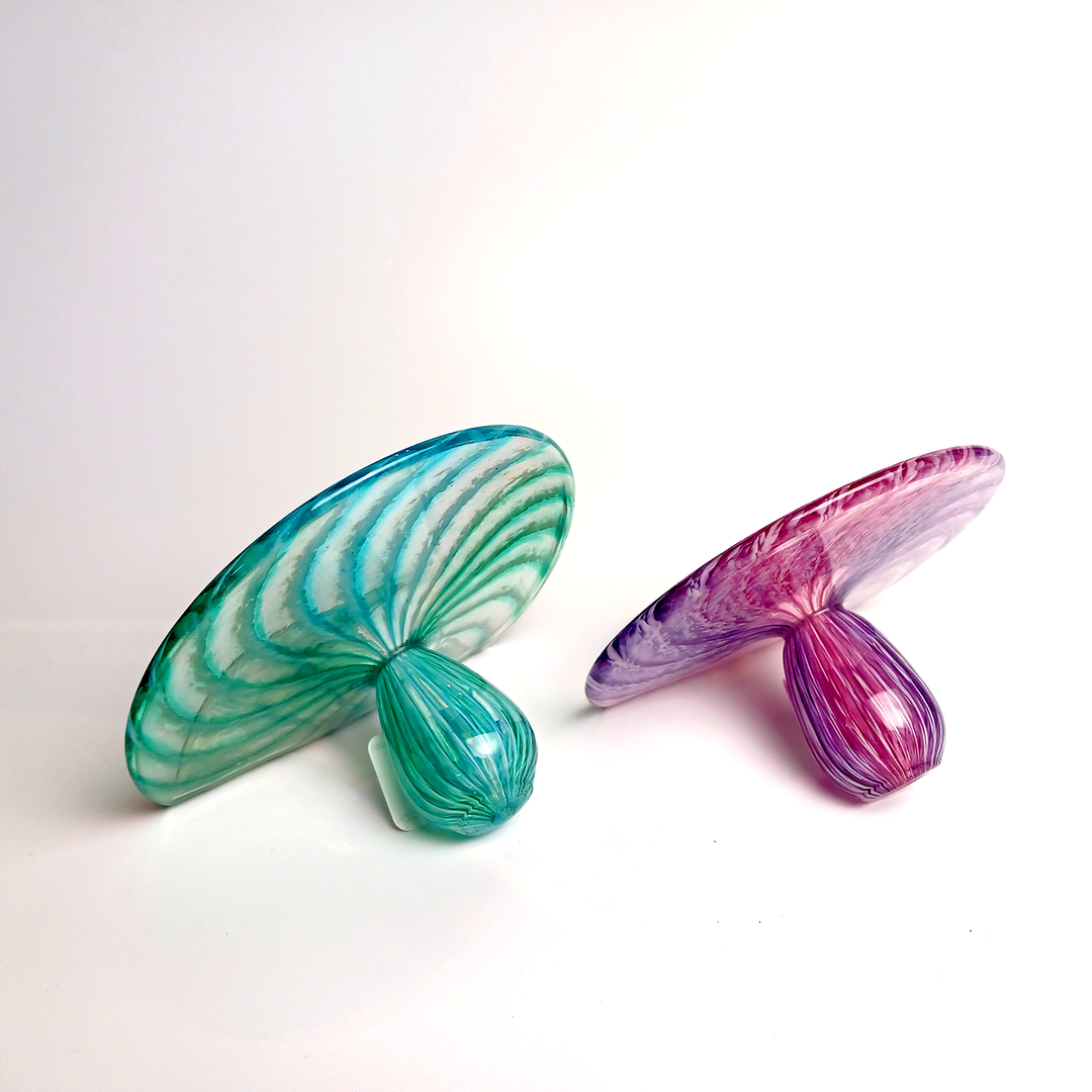Hudson Glass Handblown Glass Business Card Holder
