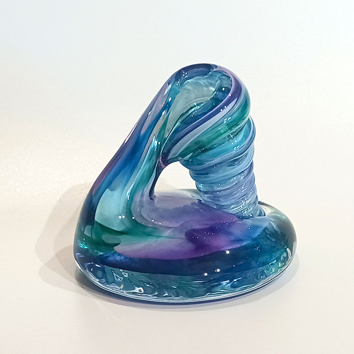 Hudson Glass Handblown Glass Pen Holder