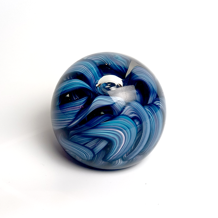 Hudson Glass Handblown Glass Ribbon Paperweight