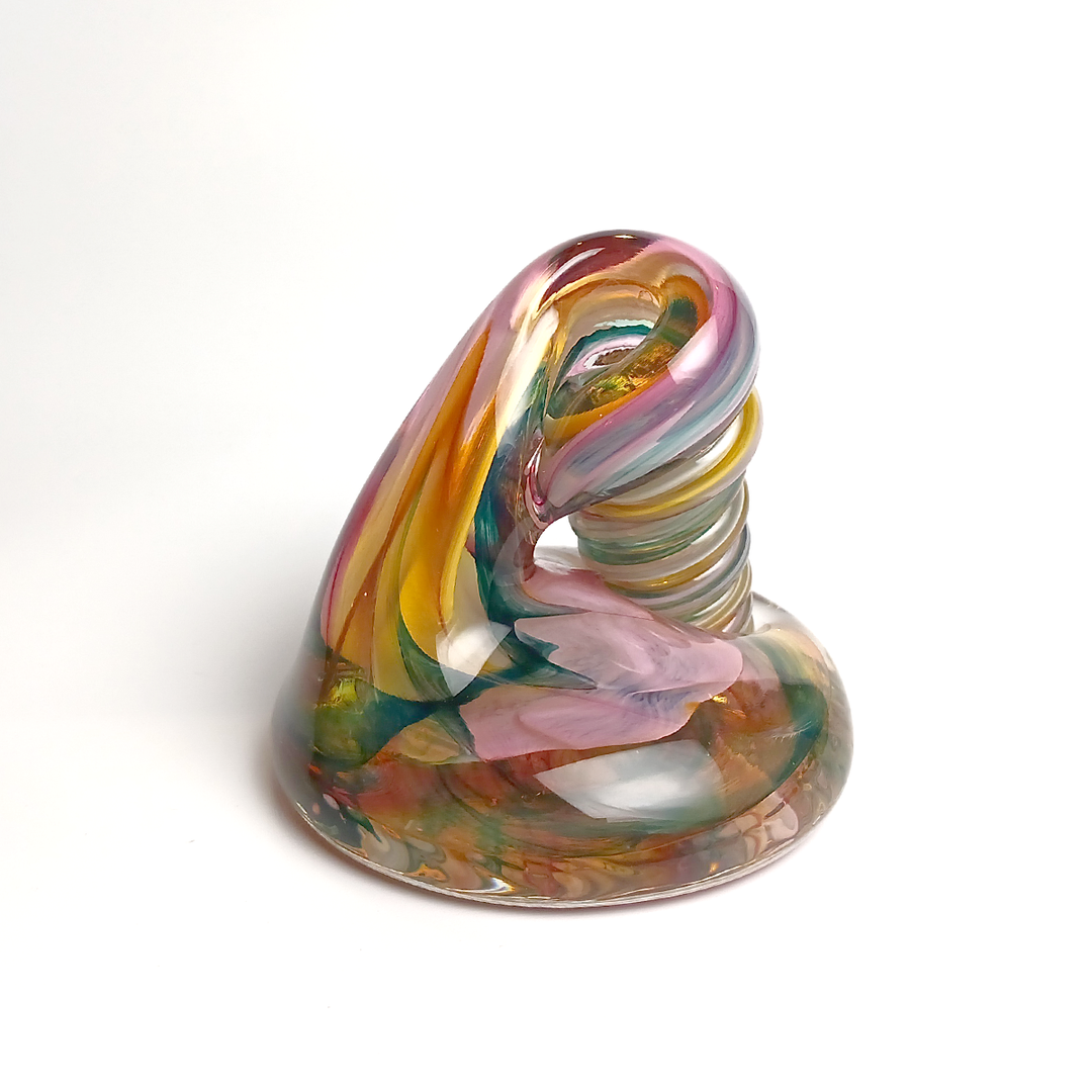 Hudson Glass Handblown Glass Pen Holder