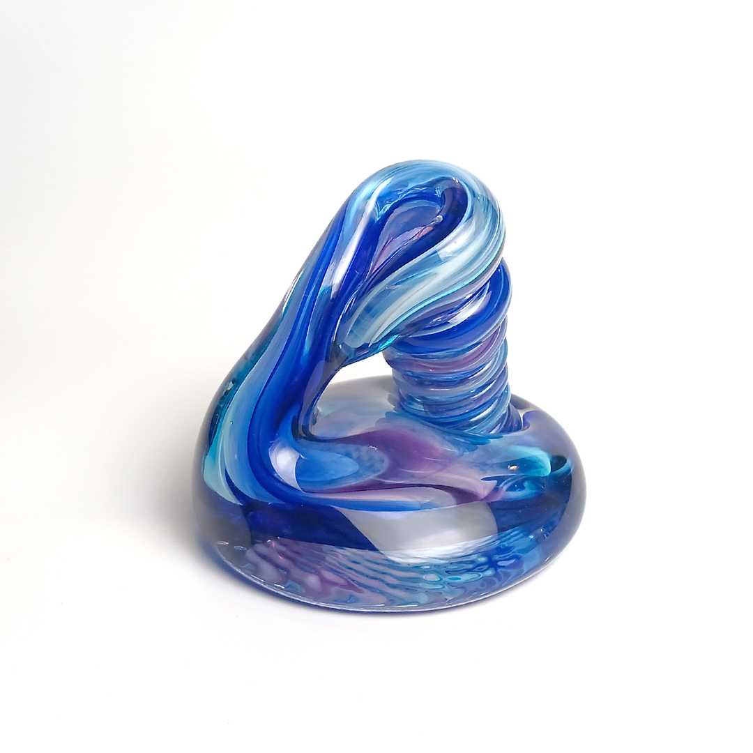 Hudson Glass Handblown Glass Pen Holder