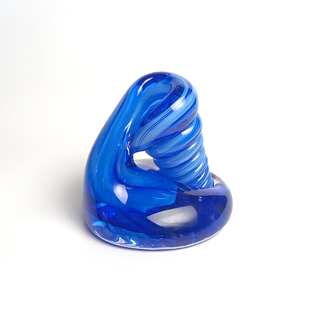 Hudson Glass Handblown Glass Pen Holder