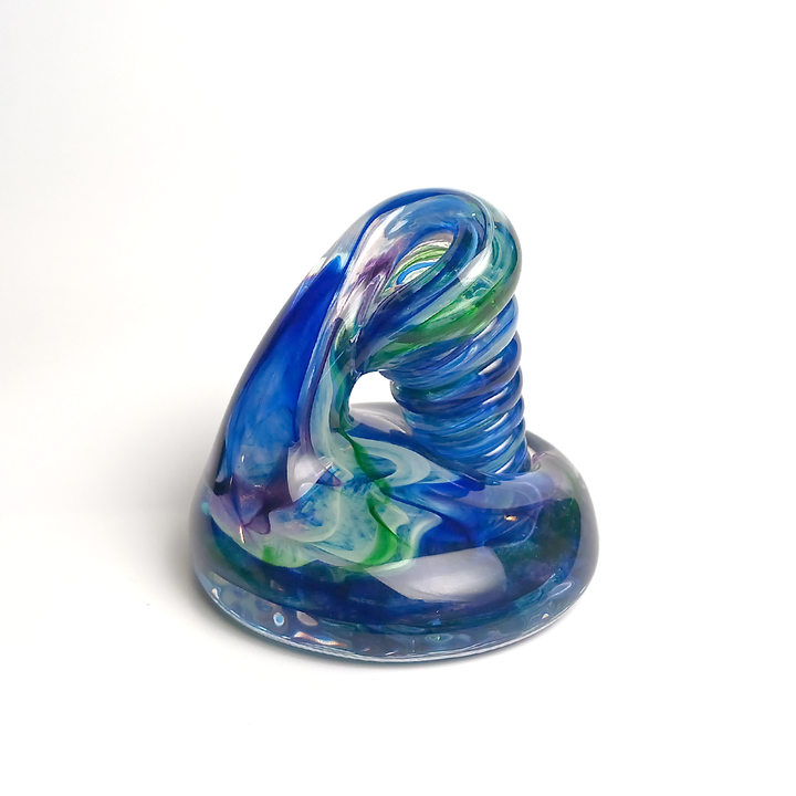 Hudson Glass Handblown Glass Pen Holder