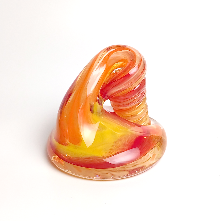 Hudson Glass Handblown Glass Pen Holder