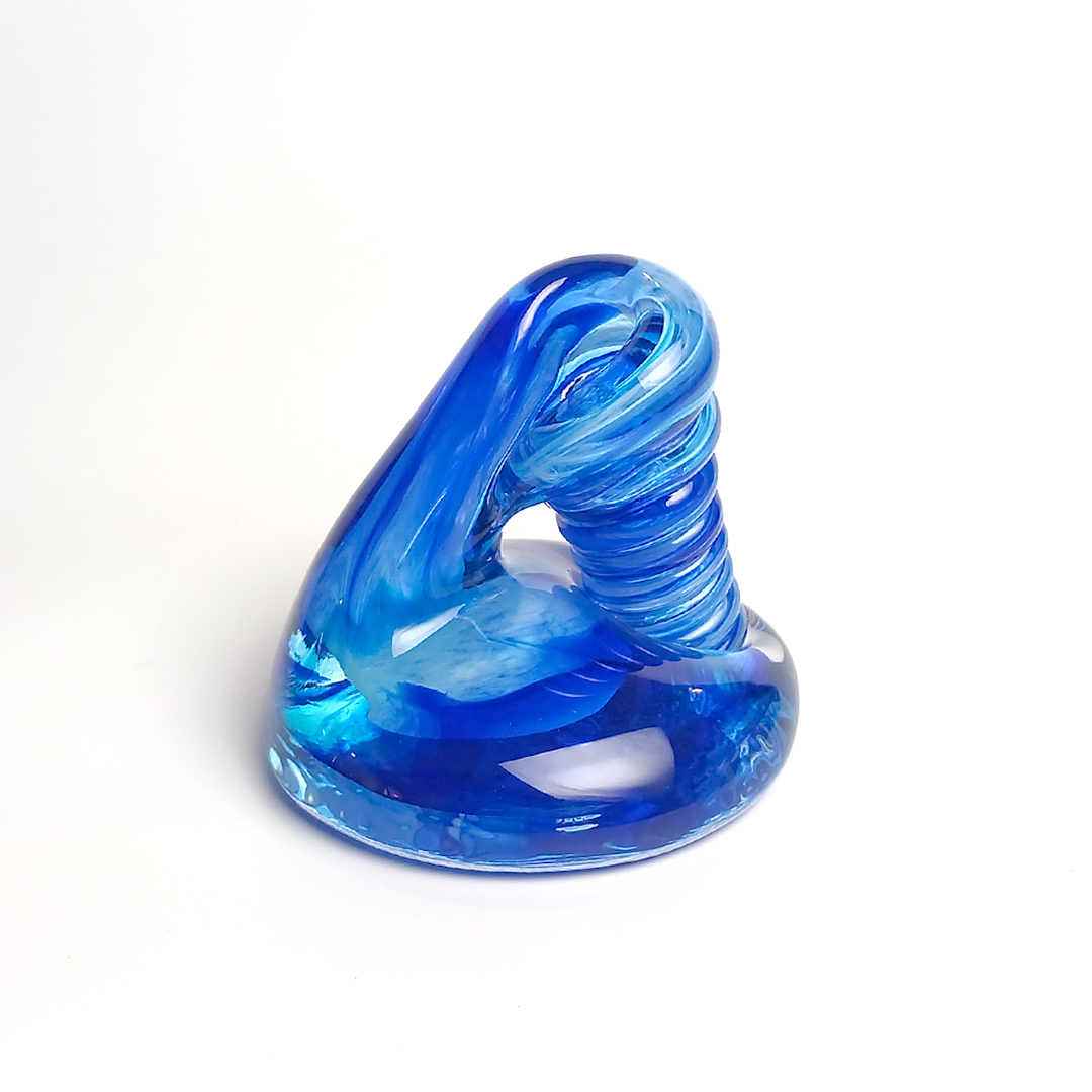 Hudson Glass Handblown Glass Pen Holder