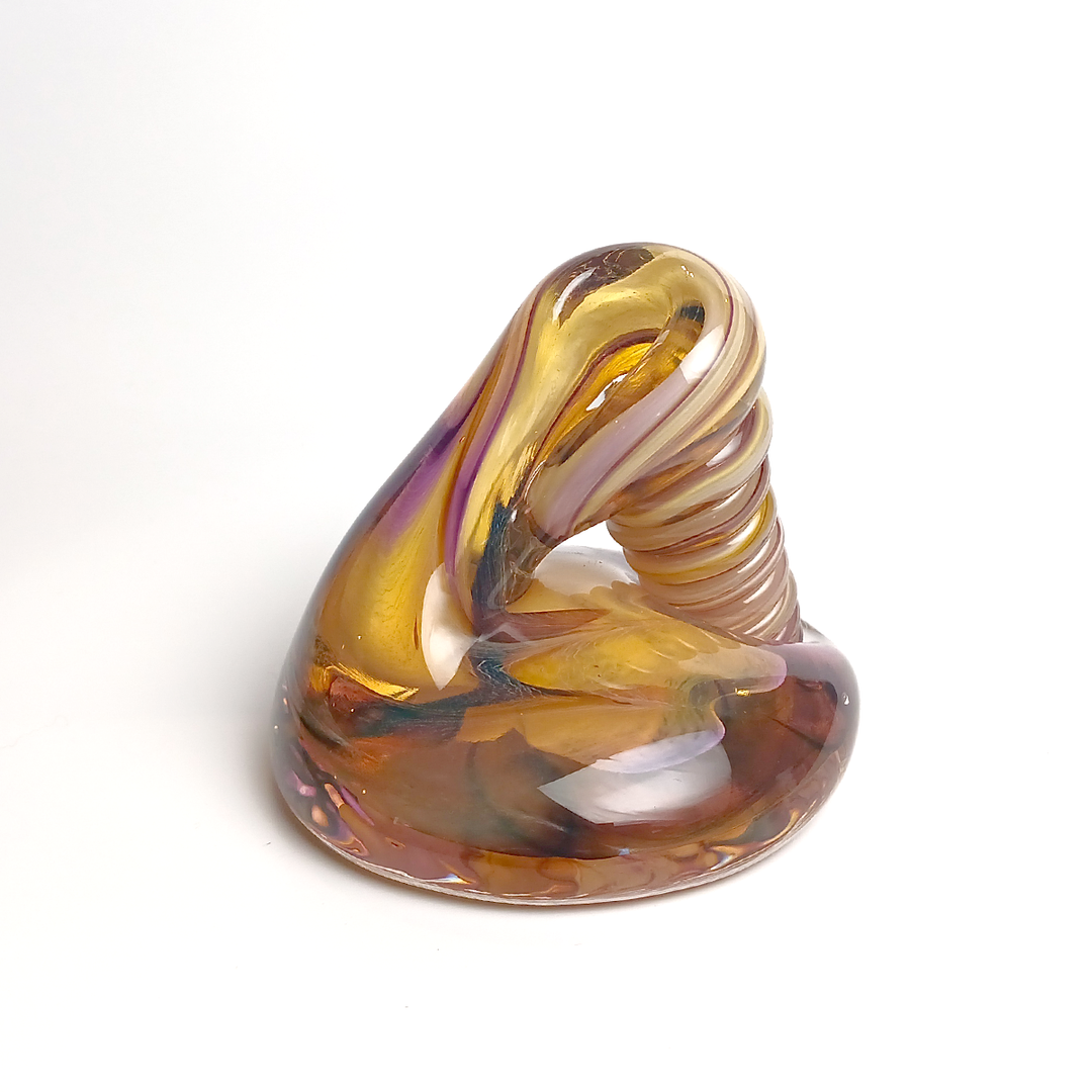 Hudson Glass Handblown Glass Pen Holder