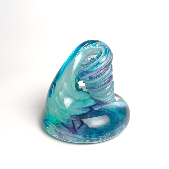 Hudson Glass Handblown Glass Pen Holder