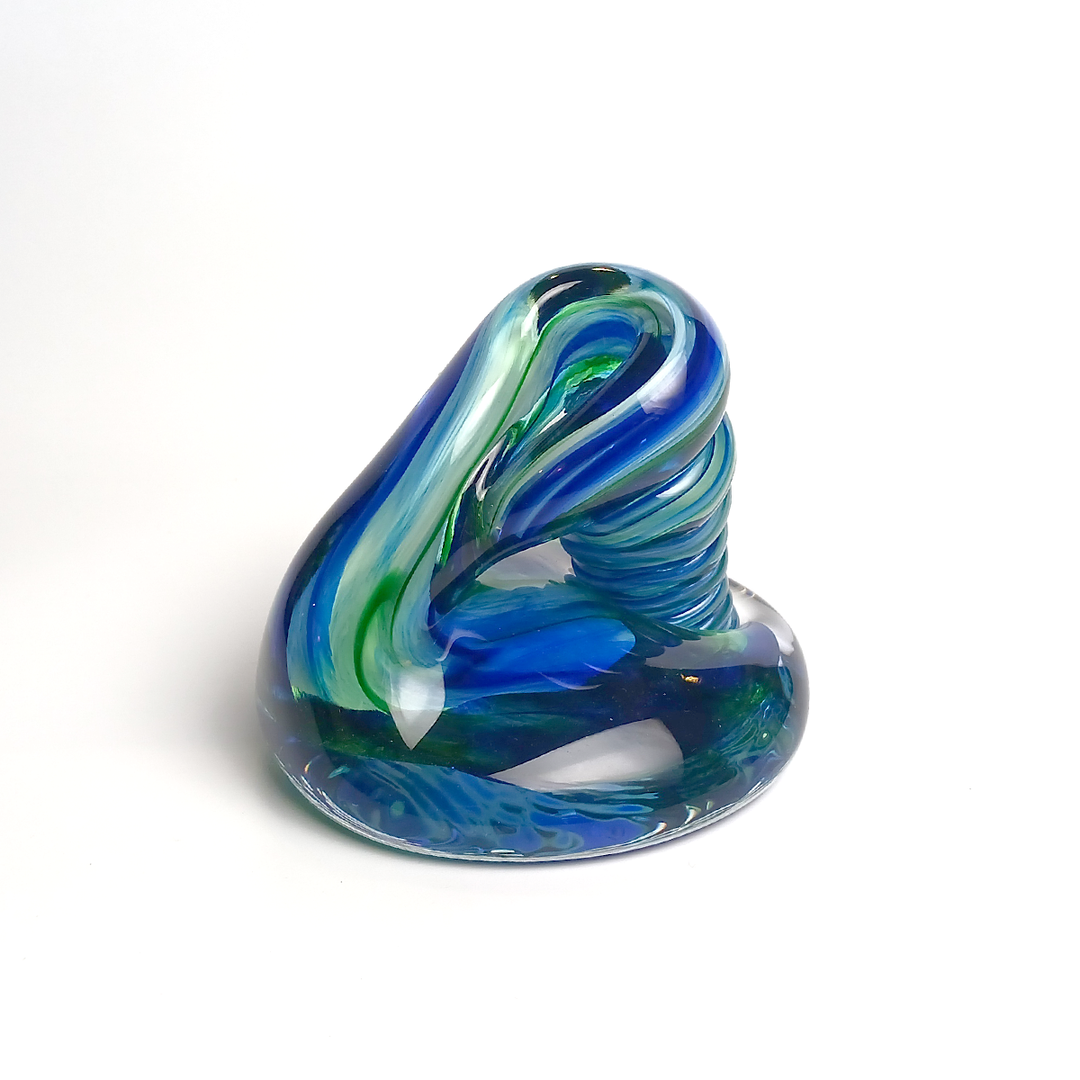 Hudson Glass Handblown Glass Pen Holder
