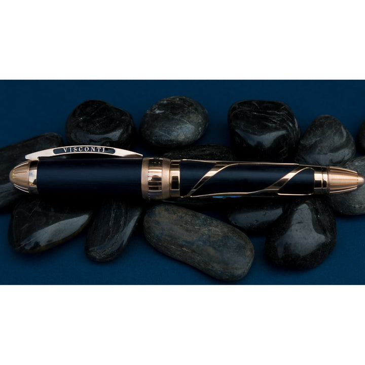 Visconti Torpedo Rollerball Pen - Cobalt Rose