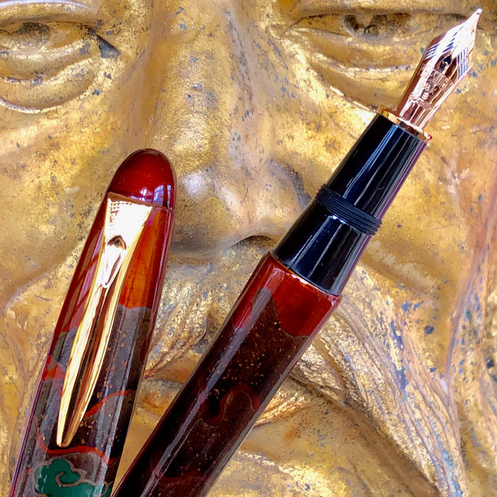 Platinum Izumo Urushi Maki-e Fountain Pen - Yakumo Byakudan