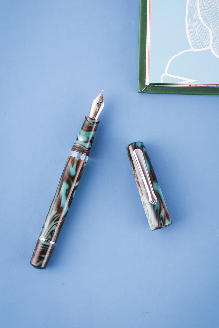 Nahvalur Schuylkill Fountain Pen - Chromis Teal