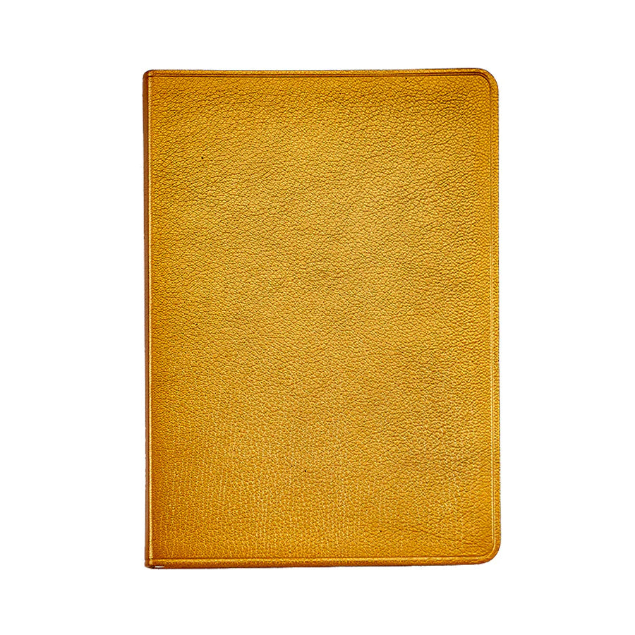 8"x 5" Lined Soft Cover Journal - Metalic Leather
