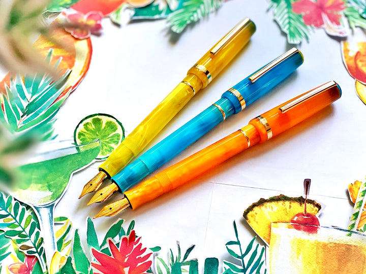 Esterbrook JR Paradise Pocket Fountain Pen - Orange Sunset