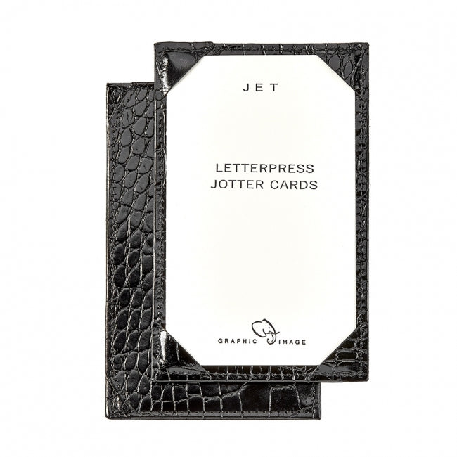 Graphic Image Crocodile Leather Jotter