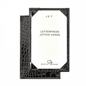 Graphic Image Crocodile Leather Jotter