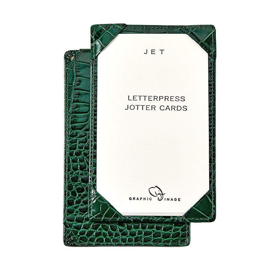 Graphic Image Crocodile Leather Jotter
