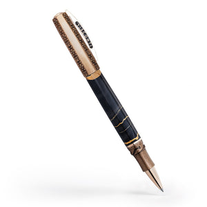 Visconti il Magnifico Rollerball Pen - Black Marble