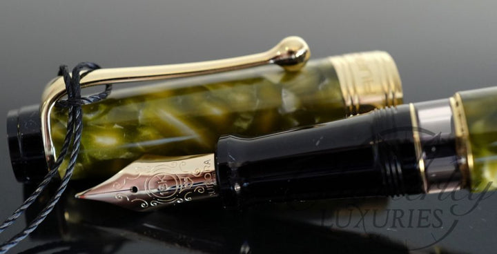 Aurora Optima Fountain Pen -  Oliva