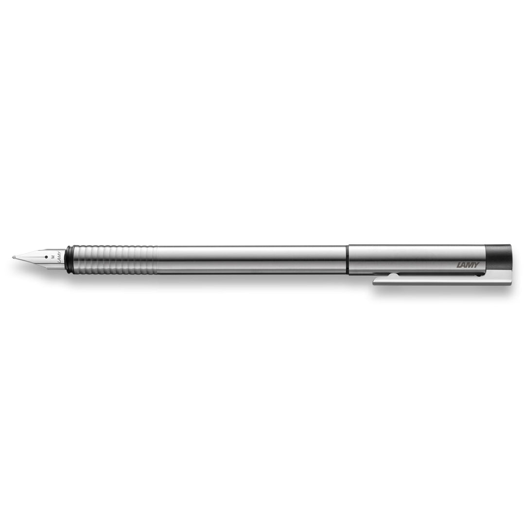 Lamy Logo Fountain Pen - Stainless Steel
