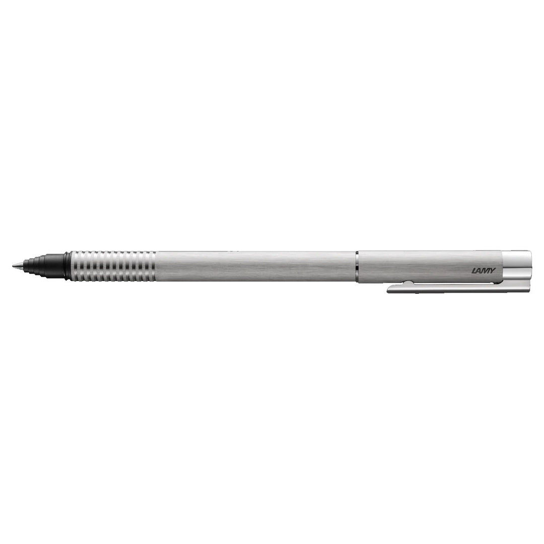 Lamy Logo Rollerball Pen - Brushed Stainless Steel