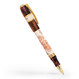 Visconti Leonardo da Vinci Machina Rollerball Pen - Vermeil