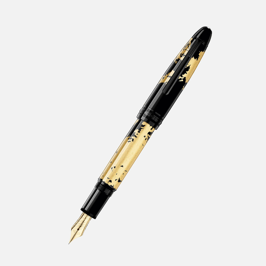Montblanc Meisterstück 146 Calligraphy Gold Leaf Flex Nib Fountain Pen