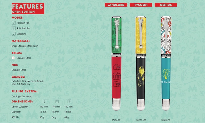 Montegrappa Monopoly Players&