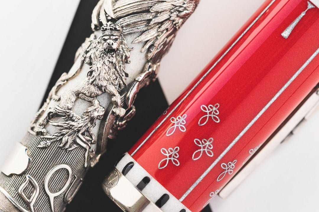 Montegrappa Queen: A Night at the Opera Rollerball Pen - Silver