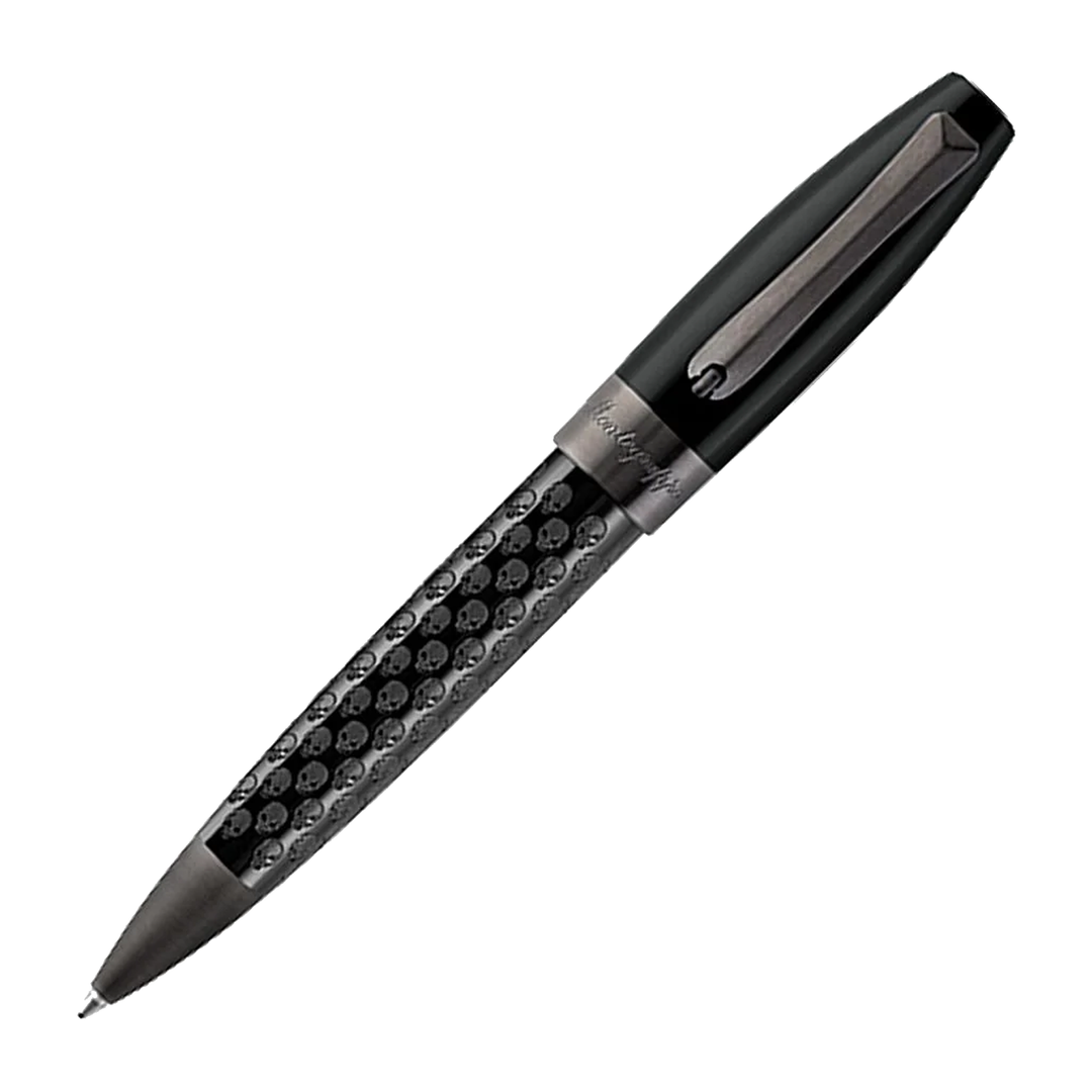 Montegrappa Fortuna Ballpoint Pen - Black Skull