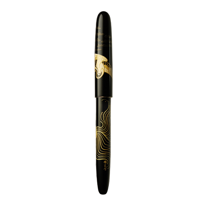 Namiki Nippon Art Crane &amp; Turtle Fountain Pen
