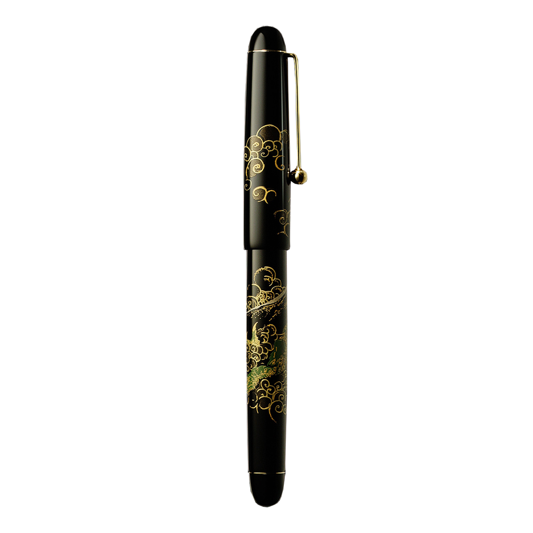 Namiki Nippon Art Yukari Mt. Fuji &amp; Dragon Fountain Pen