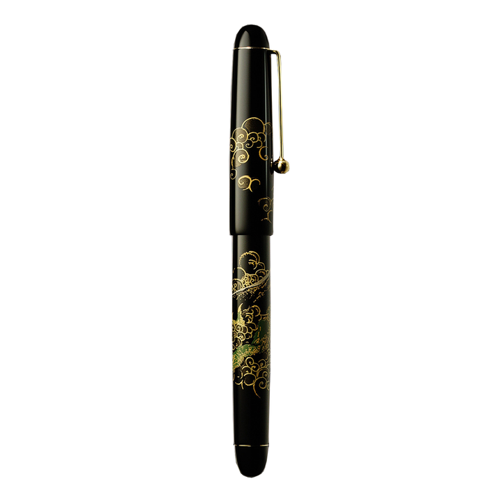 Namiki Nippon Art Yukari Mt. Fuji &amp; Dragon Fountain Pen