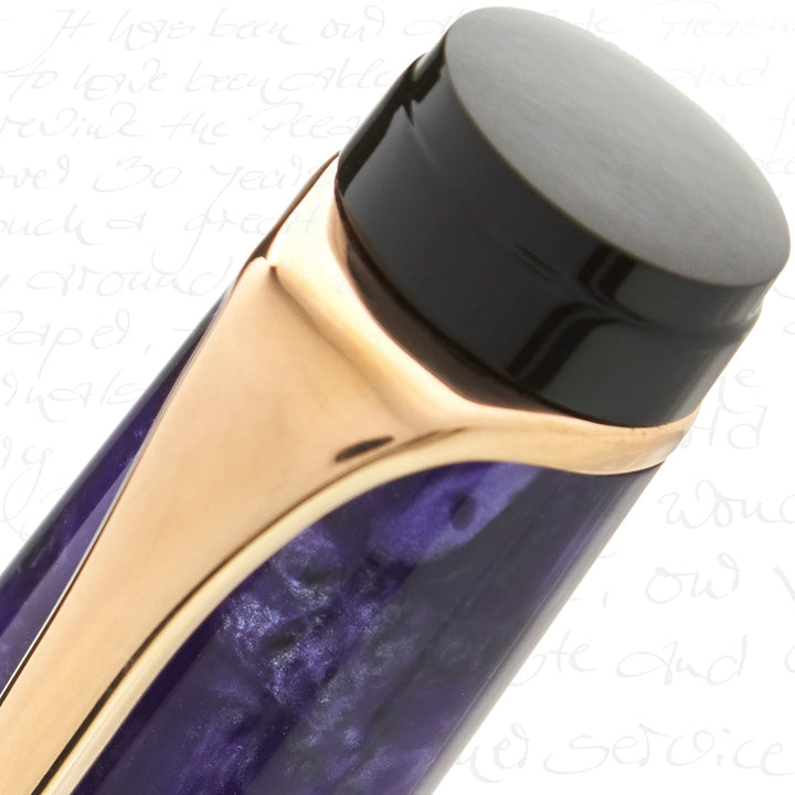 Aurora Optima Limited Edition Nebulosa Rose Gold Fountain Pen