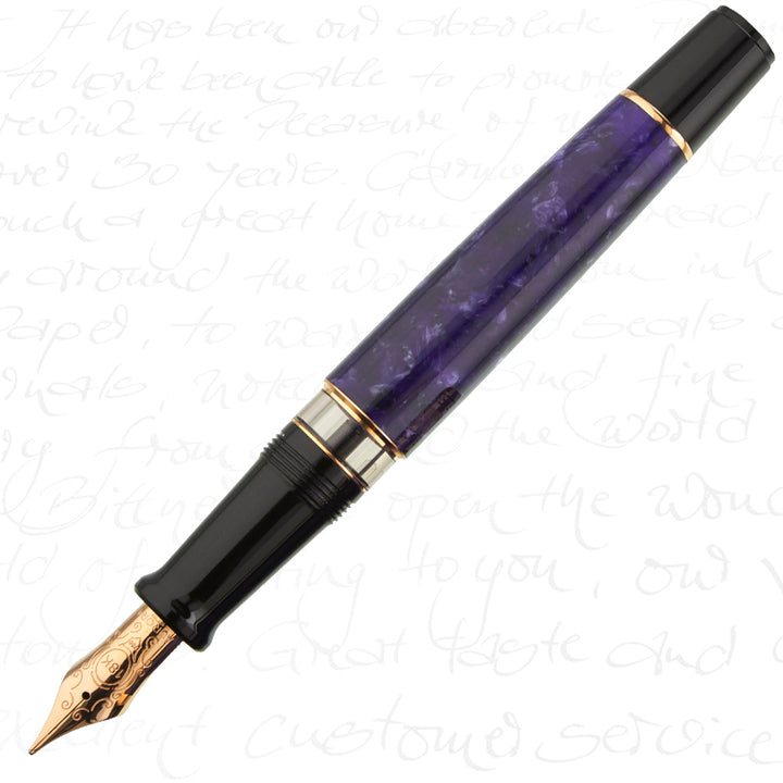 Aurora Optima Limited Edition Nebulosa Rose Gold Fountain Pen