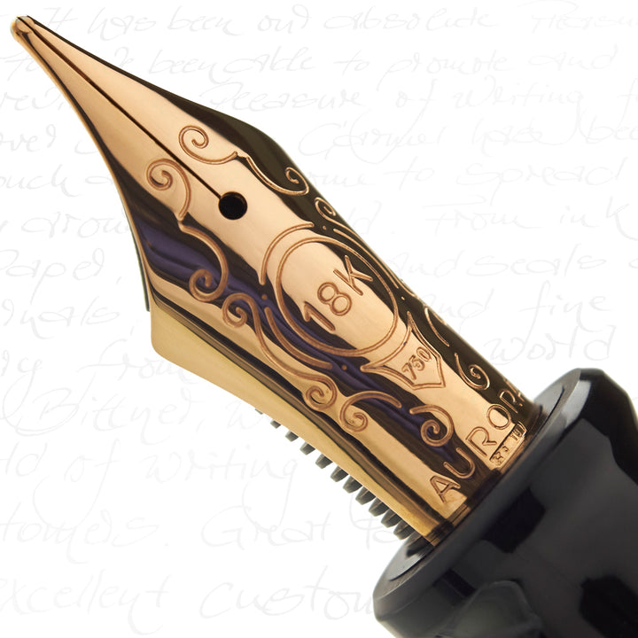 Aurora Optima Limited Edition Nebulosa Rose Gold Fountain Pen