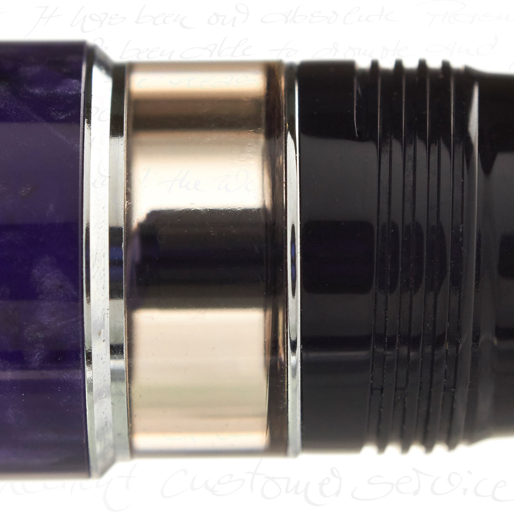 Aurora Optima Limited Edition Nebulosa Silver Fountain Pen