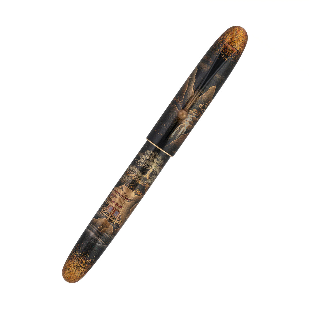 Namiki Yukari Royale Fountain Pen - Night Scene of Pavilion