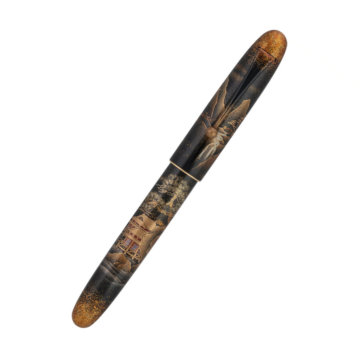 Namiki Yukari Royale Fountain Pen - Night Scene of Pavilion