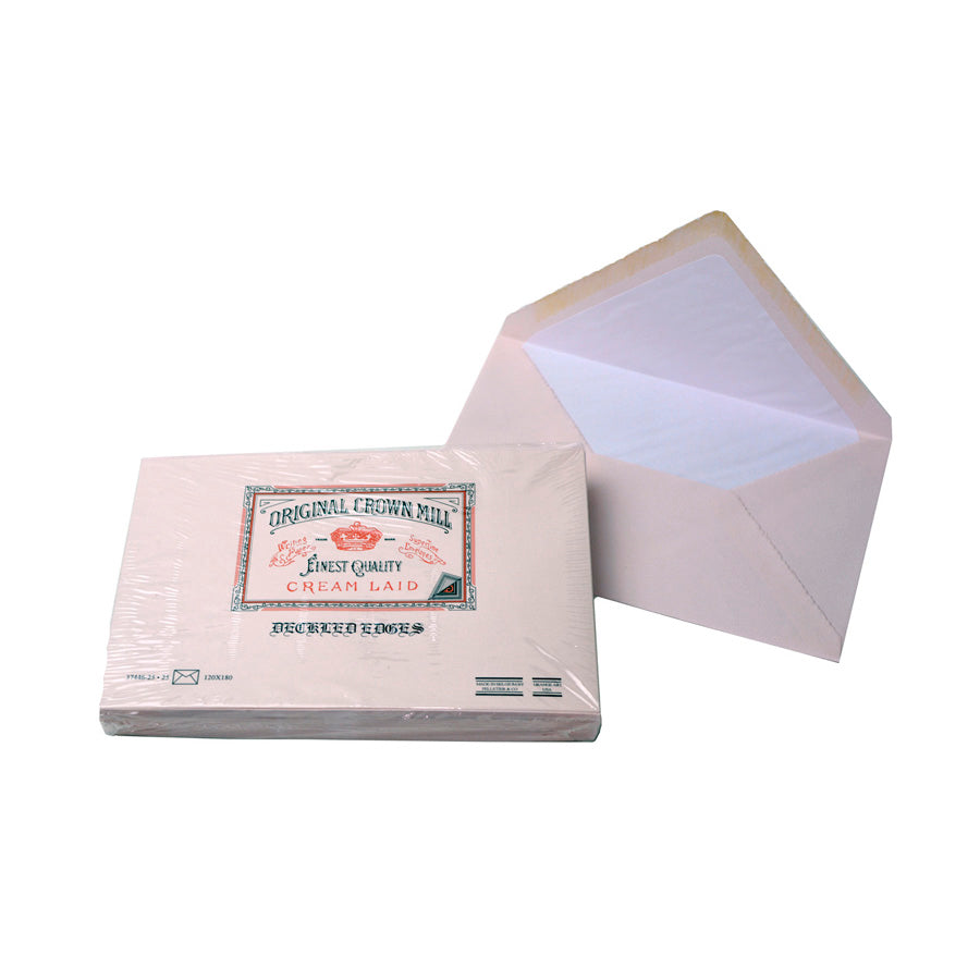 Classic Deckle Edge Envelopes (25pc) 3.75 x 5.75"| Original Crown Mill