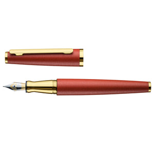 Otto Hutt Design 06 Ruby Red - Fountain Pen - Steel